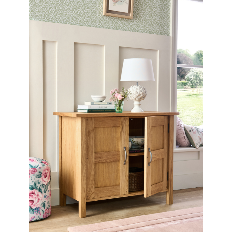 Milton 2 Door Sideboard in Oak Wood - 3499101