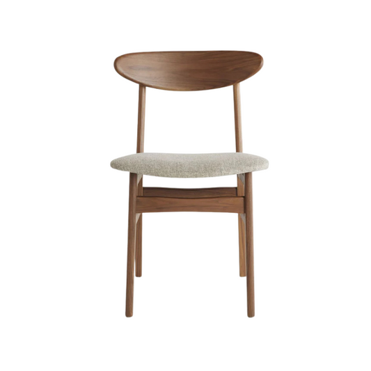 Fishe & Lilly  Walnut Dining Chair (Set of 2) - White Bear Furnishings