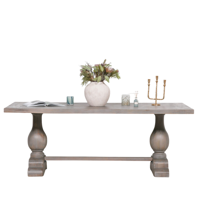 Maison Reproductions Wooden Rustic Rectangular Dining Table 210cm - KFA931