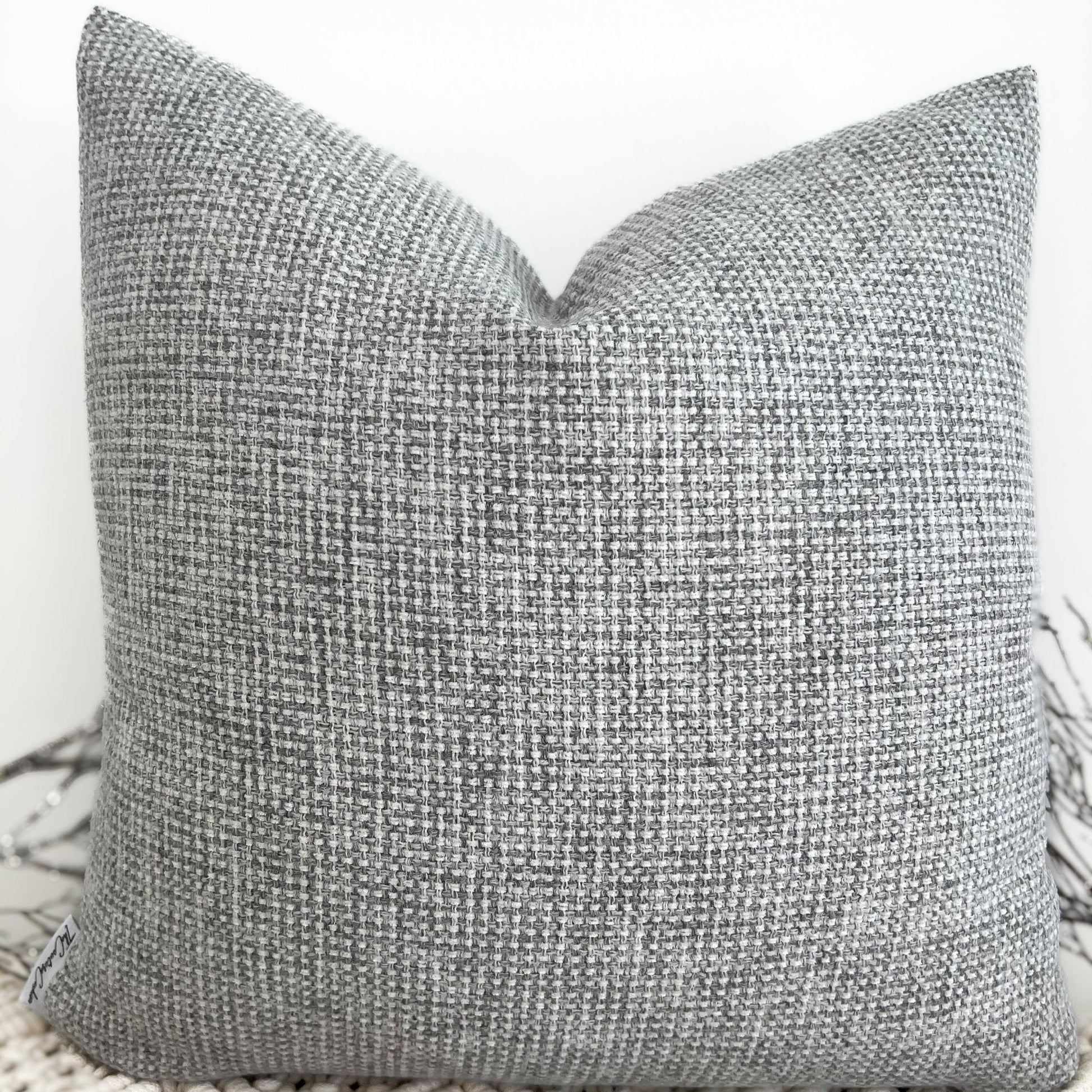 The Couture Cushion - The Grey Castana - Style No. 173 - White Bear Furnishings