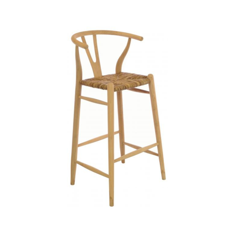 Ancient Mariner Shoreditch Rush Seat Set of 2 Tall Bar Stools - SH13