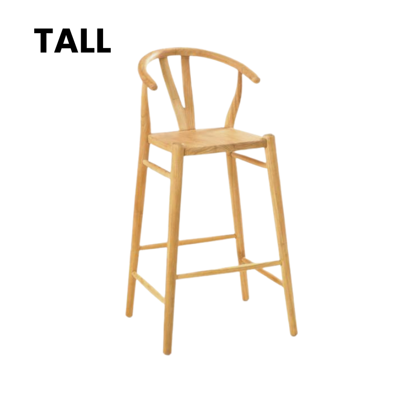 Ancient Mariner Shoreditch Solid Seat Set of 2 TALL Bar Stools - SH12