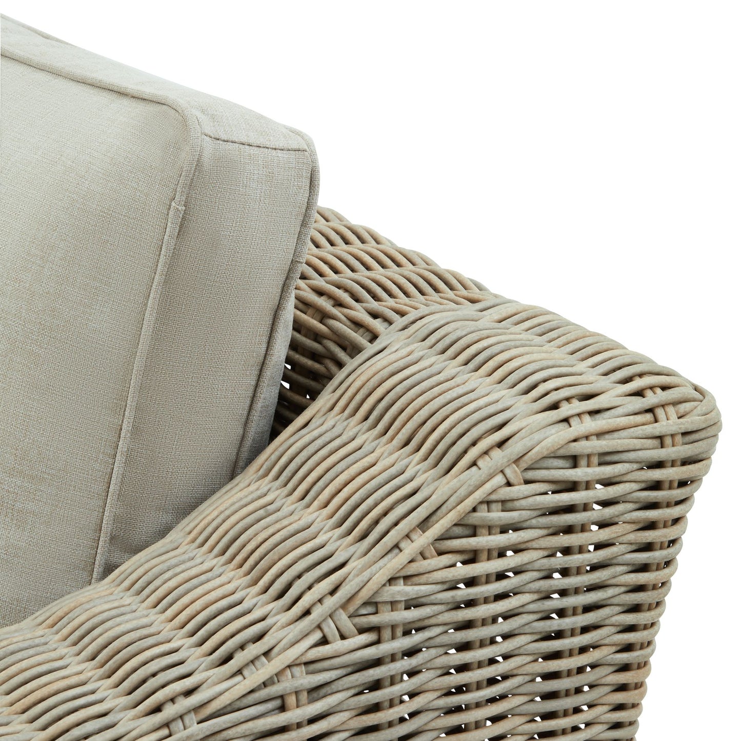 Single Wicker Garden Outdoor Armchair - 22952