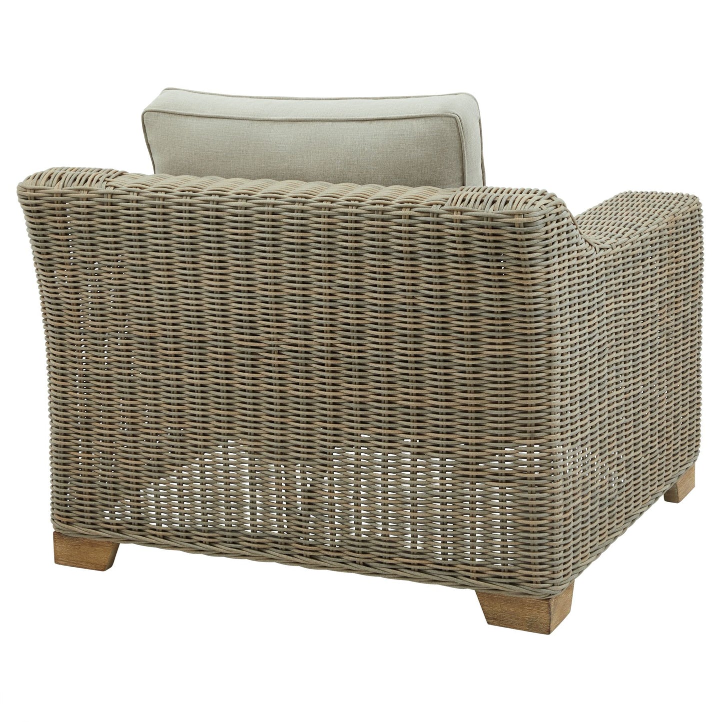 Single Wicker Garden Outdoor Armchair - 22952