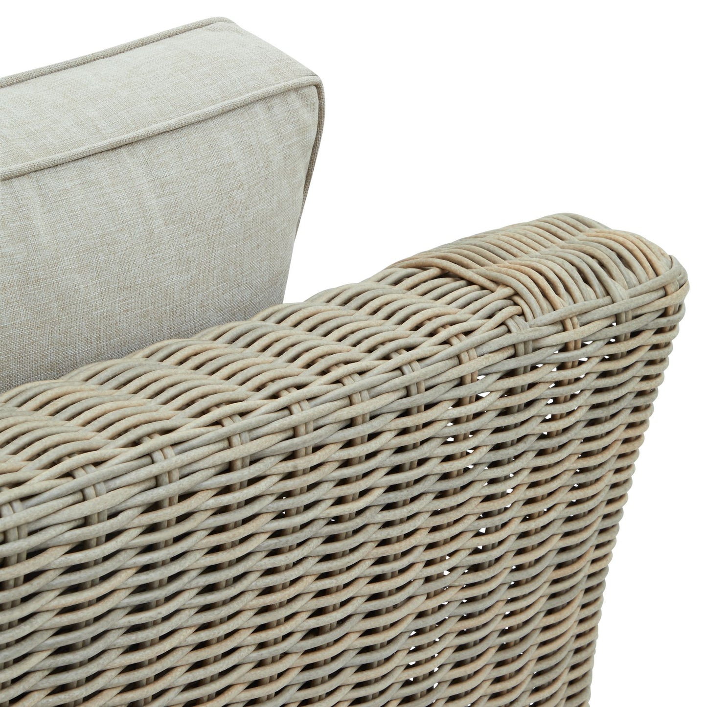 Single Wicker Garden Outdoor Armchair - 22952
