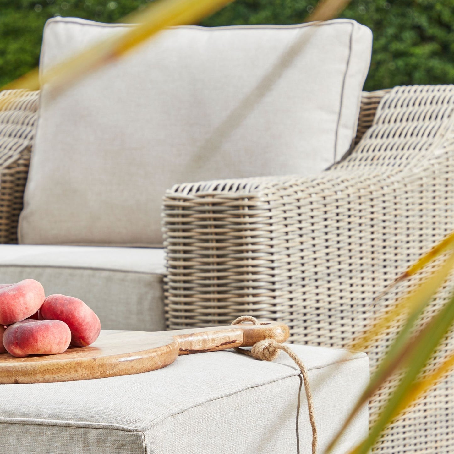 Single Wicker Garden Outdoor Armchair - 22952