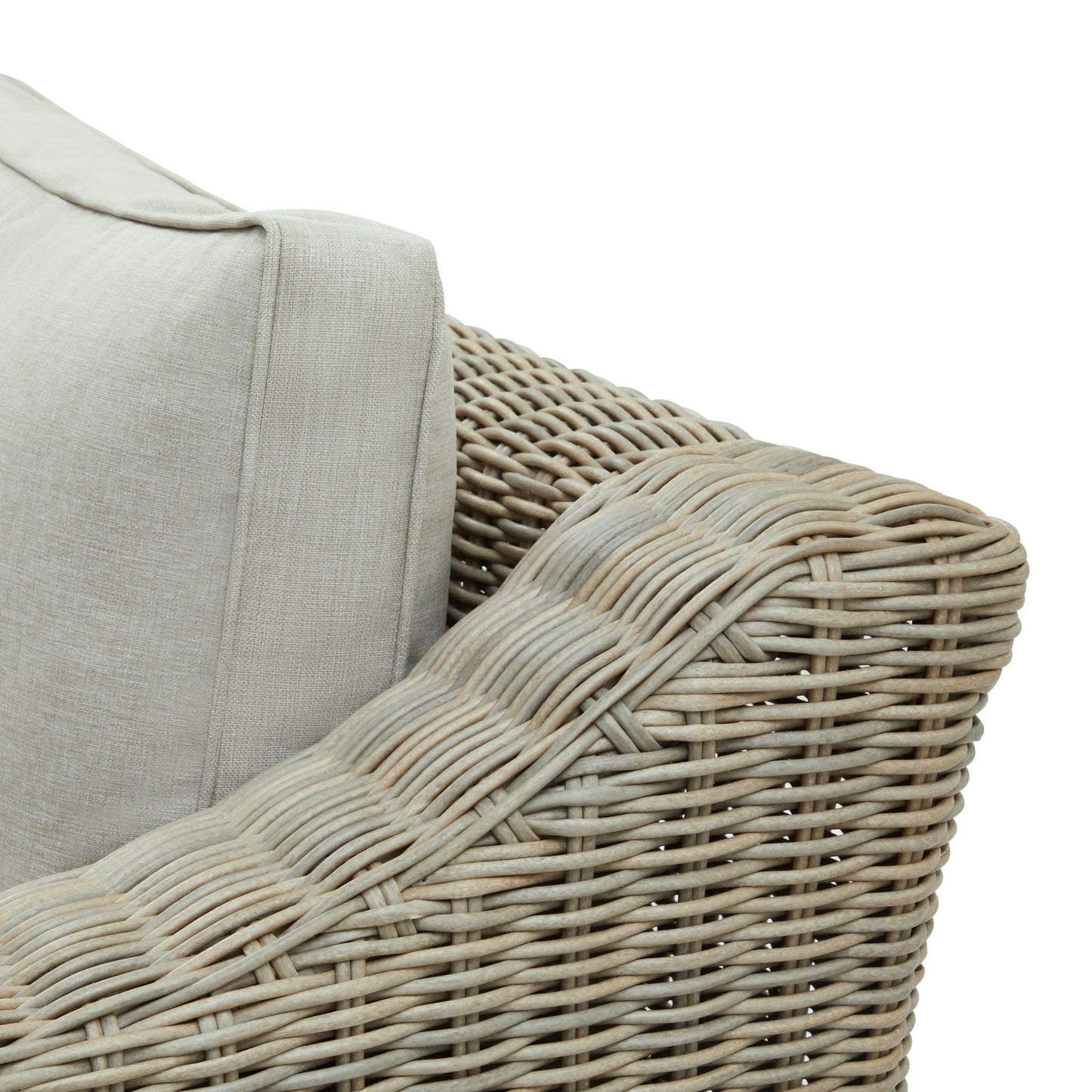 Two Seater Outdoor Garden Wicker Sofa - 22953
