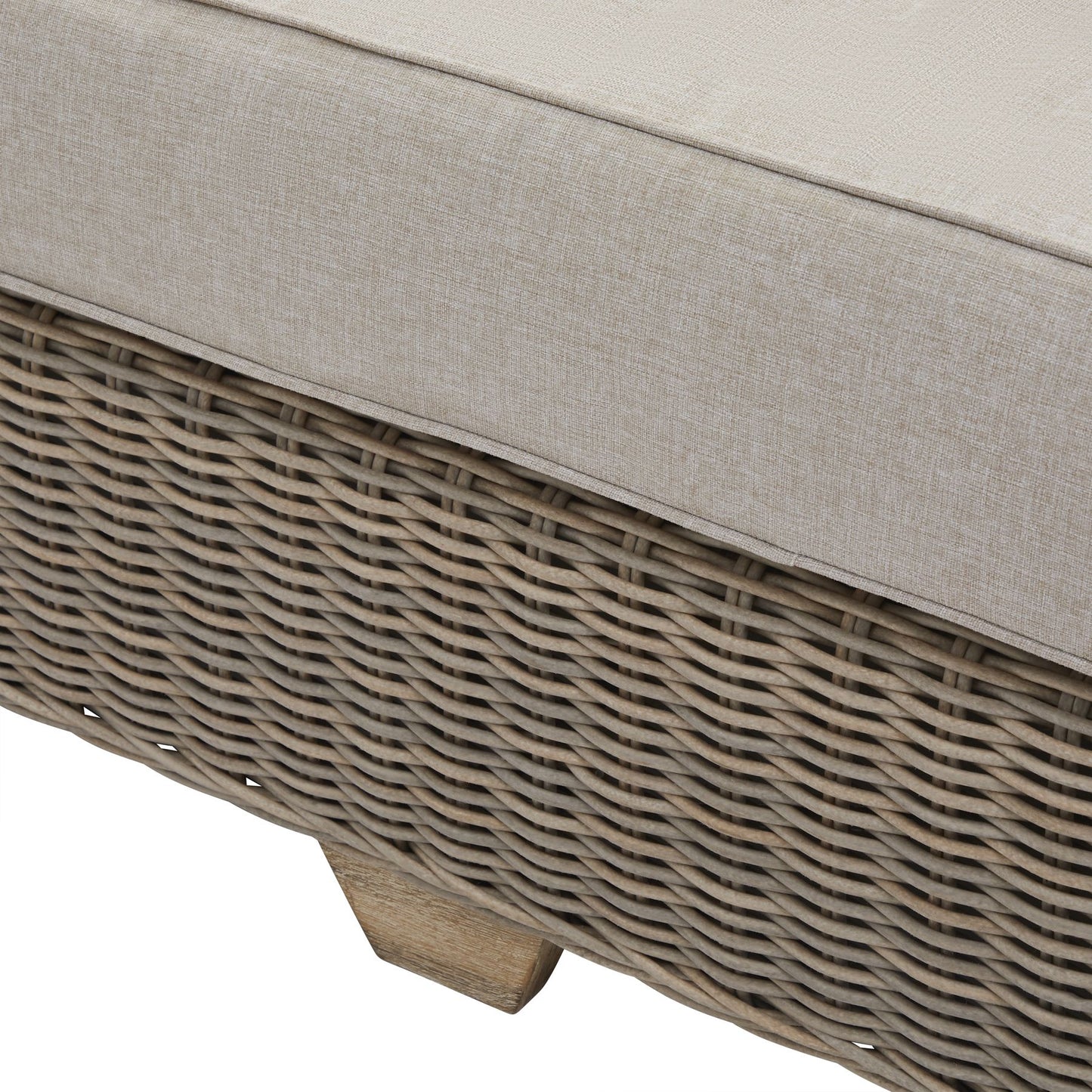 Two Seater Outdoor Garden Wicker Sofa - 22953