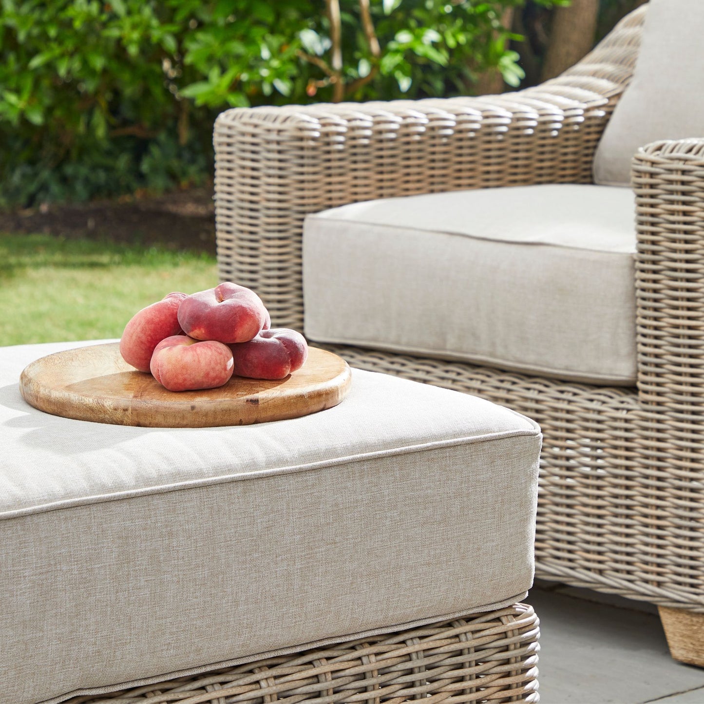 Outdoor Foot Stool Ottoman - 22954