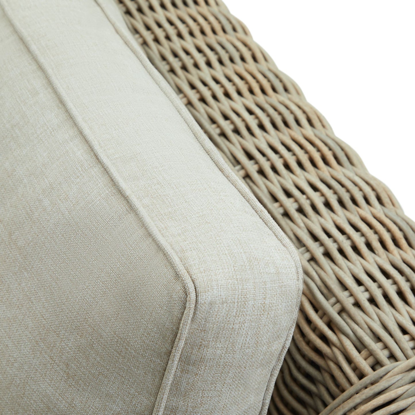 Two Seater Outdoor Garden Wicker Sofa - 22955