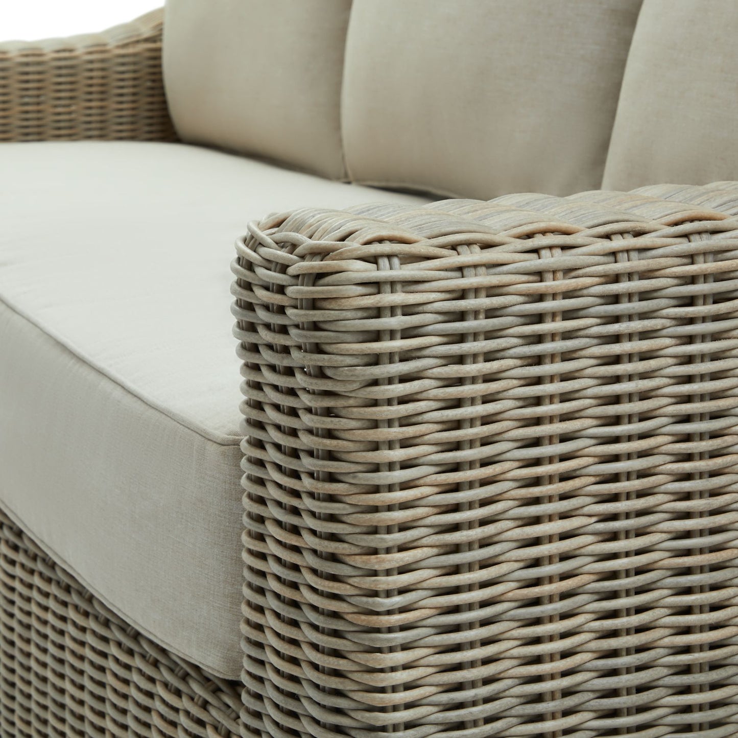 Two Seater Outdoor Garden Wicker Sofa - 22955