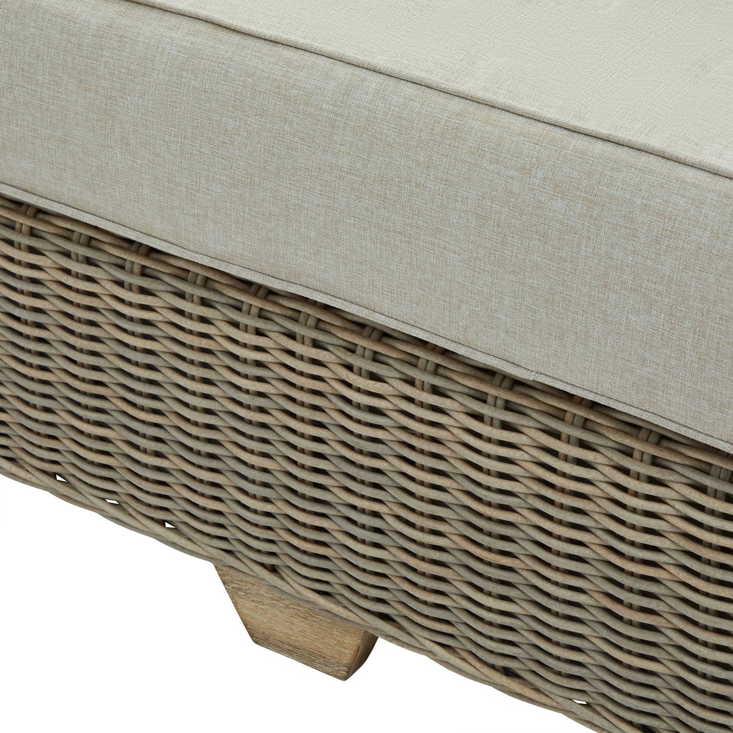 Two Seater Outdoor Garden Wicker Sofa - 22955
