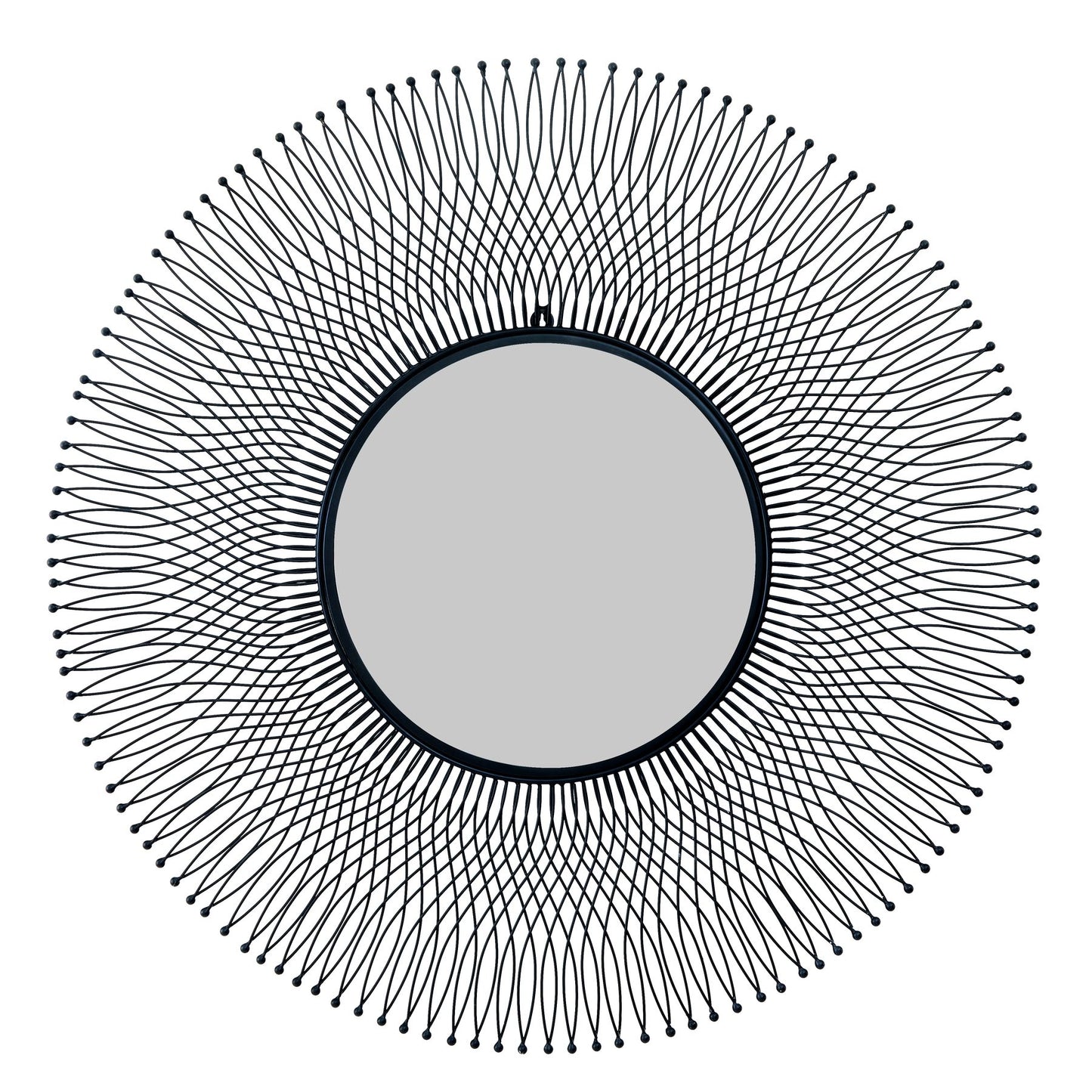 Rio Black Large Wire Mirror - 23107