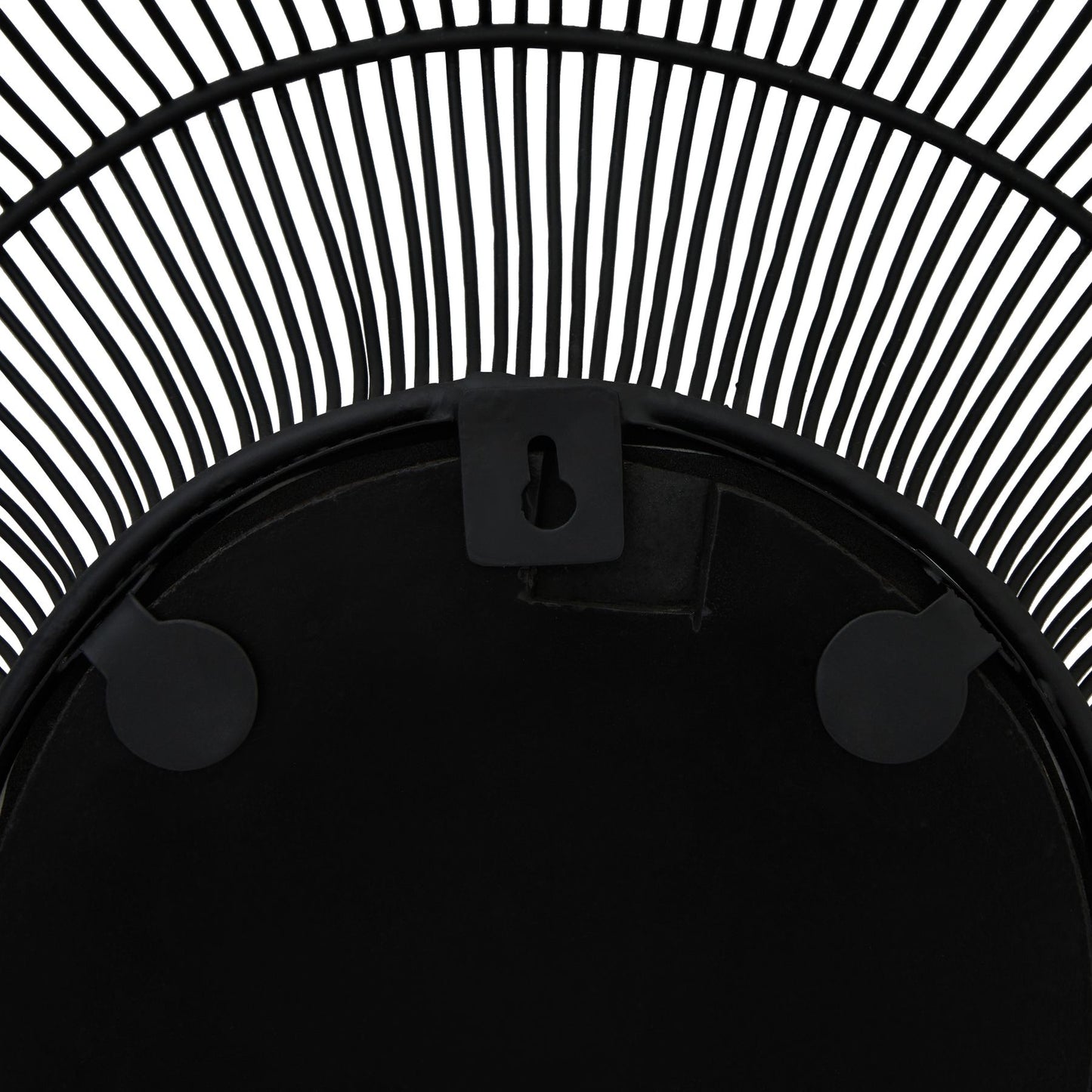 Handcrafted Small Chico Black Metal Wire Wall Mirror - 23585 - White Bear Furnishings