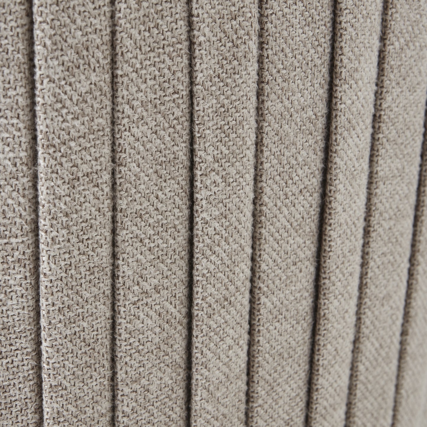 Lily Swivel Ottoman In Oatmeal Twill - 23736