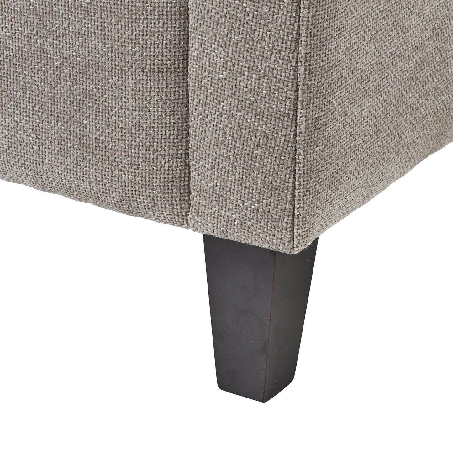 Handcrafted Vesper Taupe Cushion Back Arm Chair - 23741