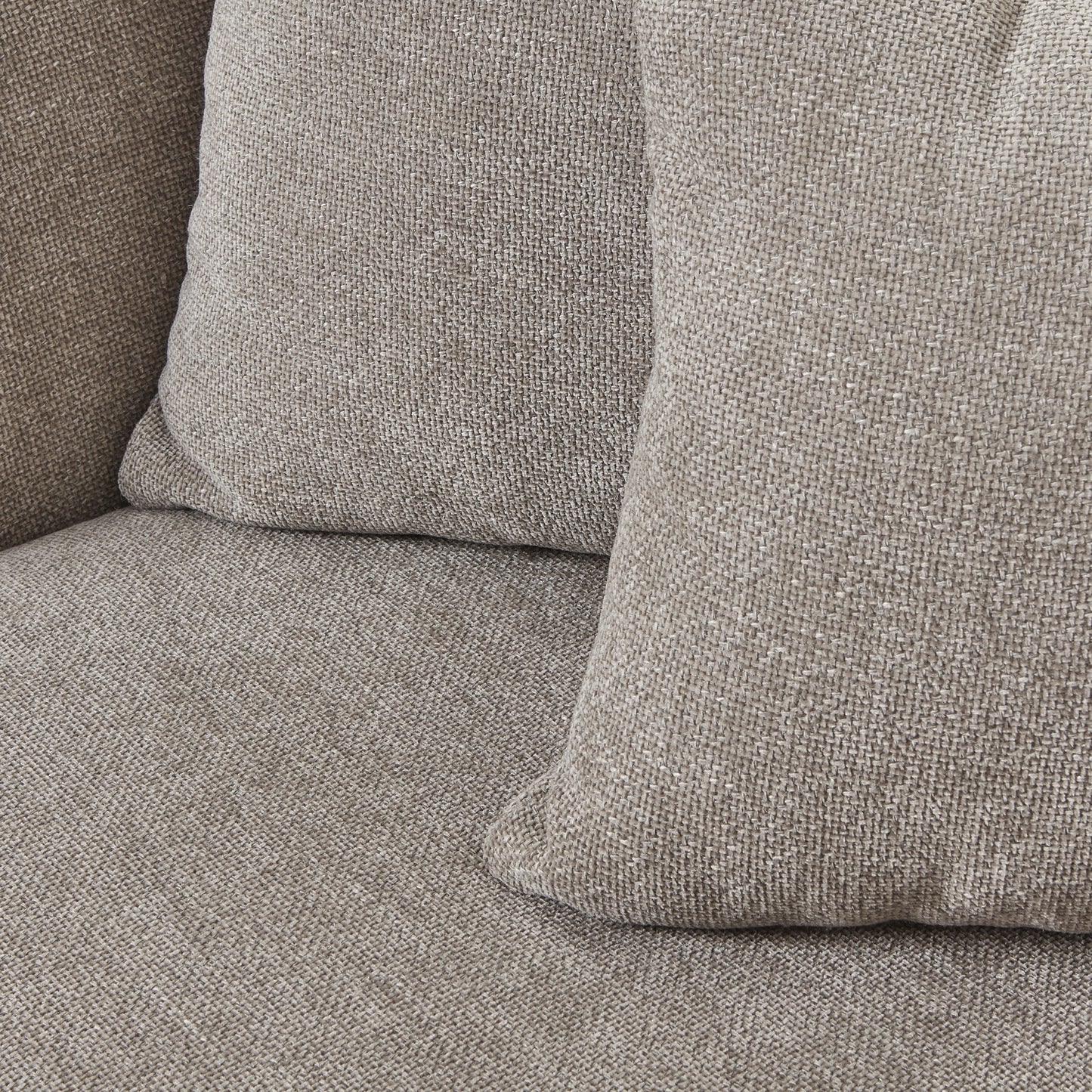 Handcrafted Vesper Taupe Cushion Back Arm Chair - 23741