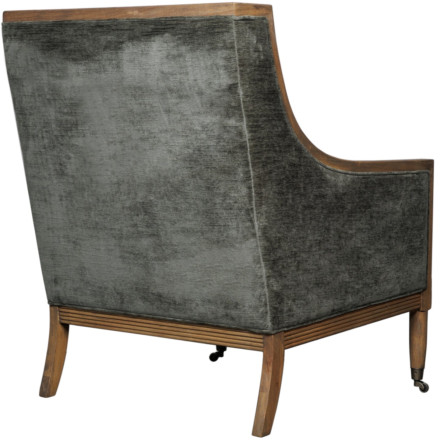 Velvet Albury Olive Armchair - 23748