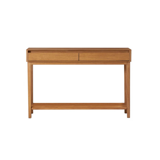 Fishe & Lilly Melia Console Table with Two Drawers - White Bear Furnishings