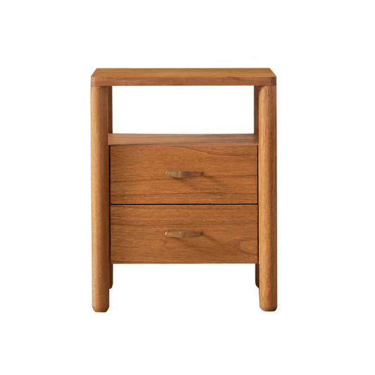 Fishe & Lilly Melia Small Bedside Table - White Bear Furnishings