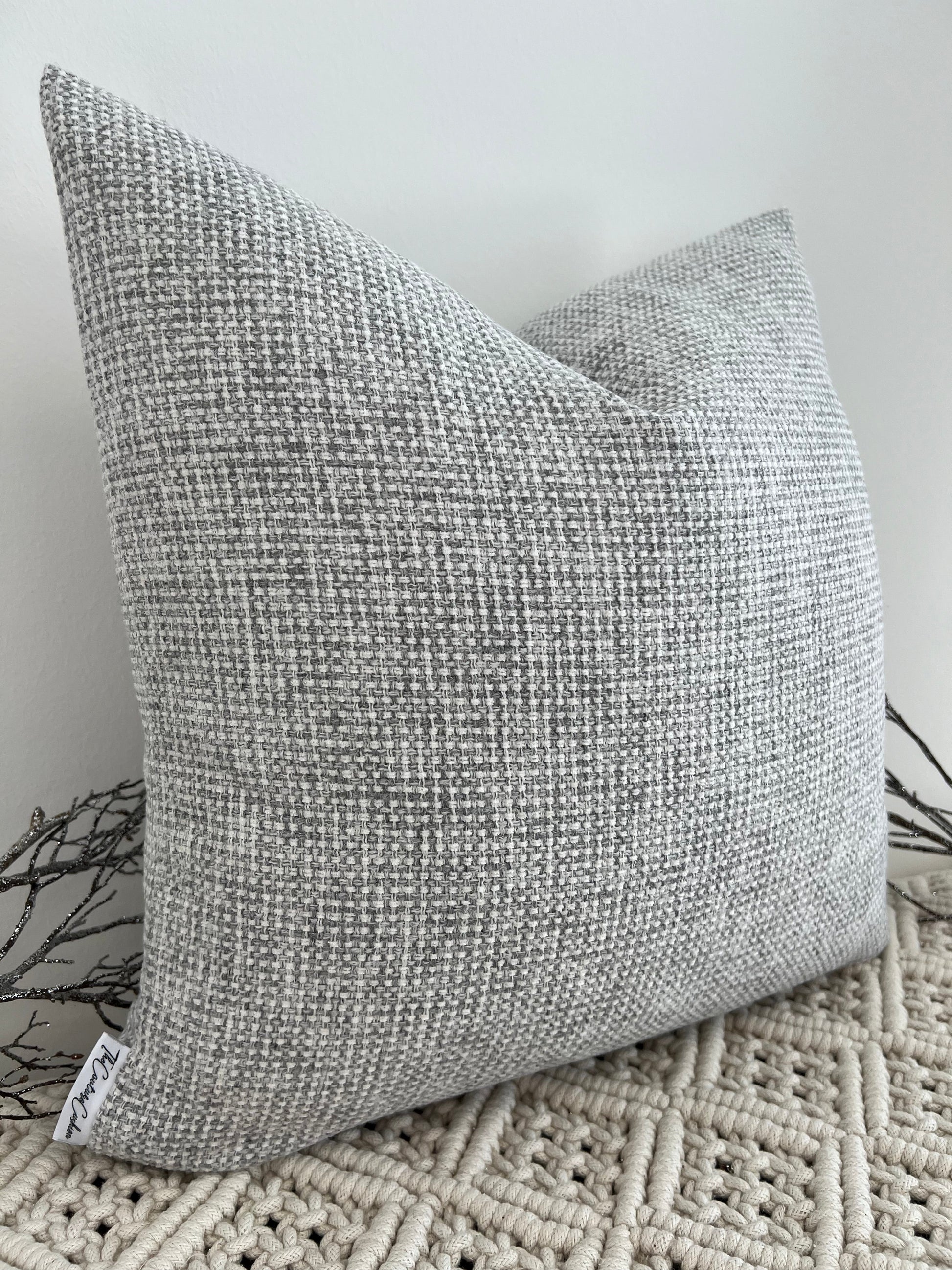 The Couture Cushion - The Grey Castana - Style No. 173 - White Bear Furnishings