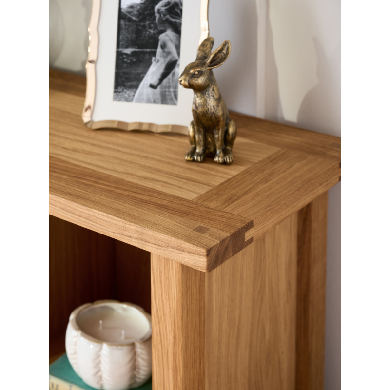 Laura Ashley Milton Low Bookcase in Oak - 3652110