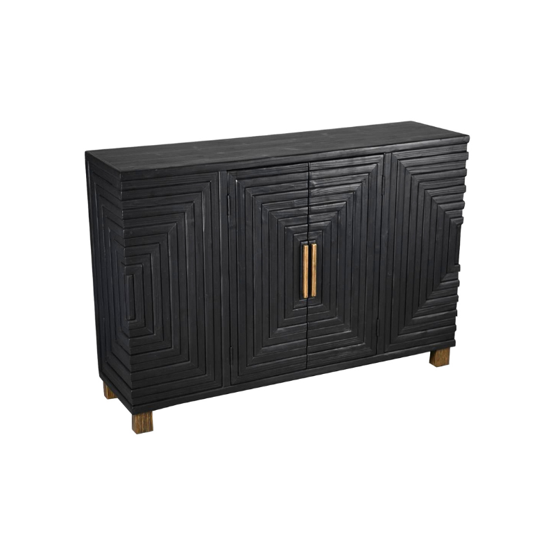 Lennox Black 2 Door Sideboard - 23956