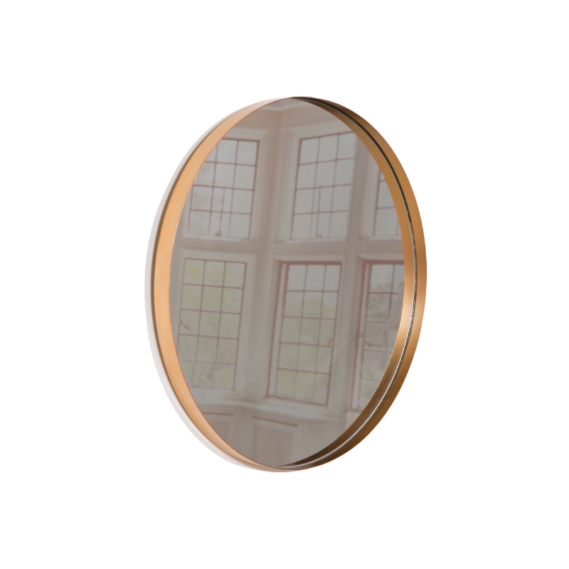 50cm Gold Round Wall Mirror - MWA091