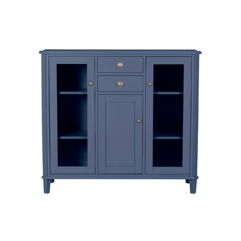 Laura Ashley 3 Door 2 Drawer Low Display Cabinet Unit