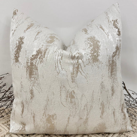 The Couture Cushion - The Ivory Zanella - Style No. 44b - White Bear Furnishings