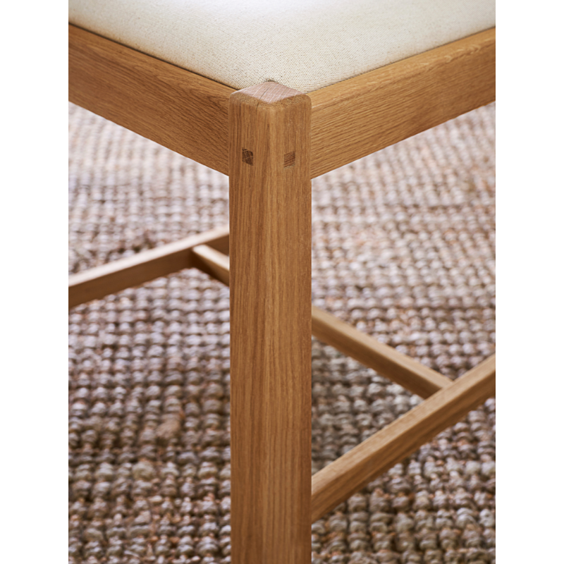 Laura Ashley Milton Pair of Dining Chairs in Oak - 3283098 - White Bear Furnishings
