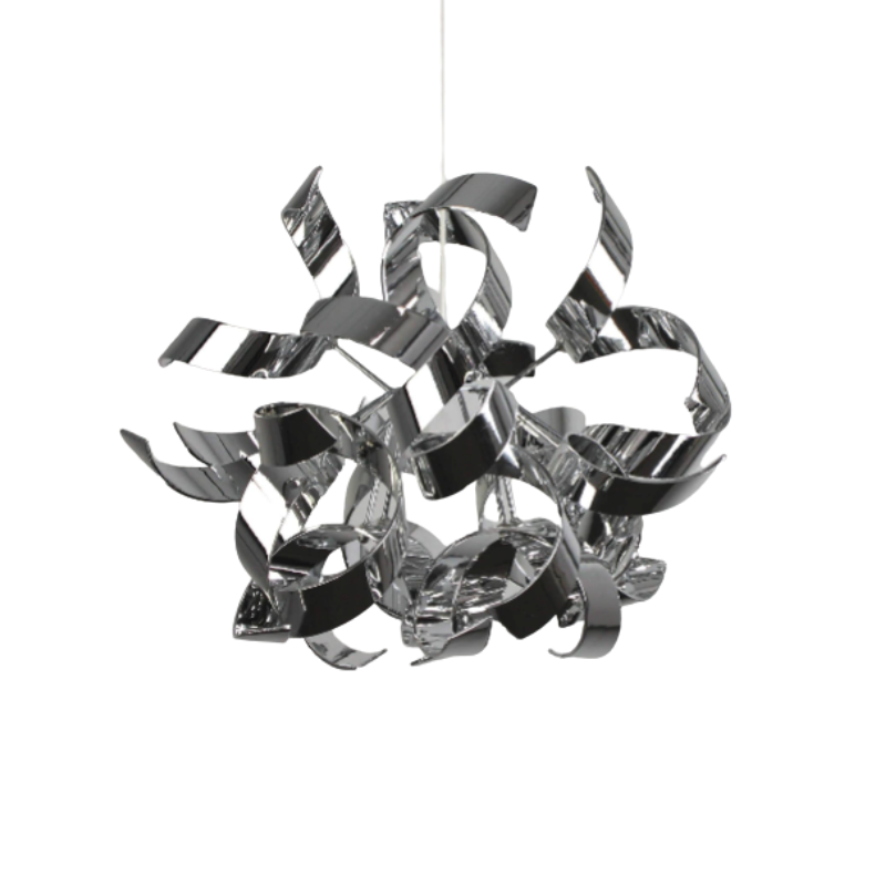 Lyndsay Large Pendant Light Shade Chrome
