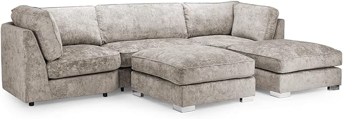Bishop U-Shape Corner Sofa - White Bear Furnishings