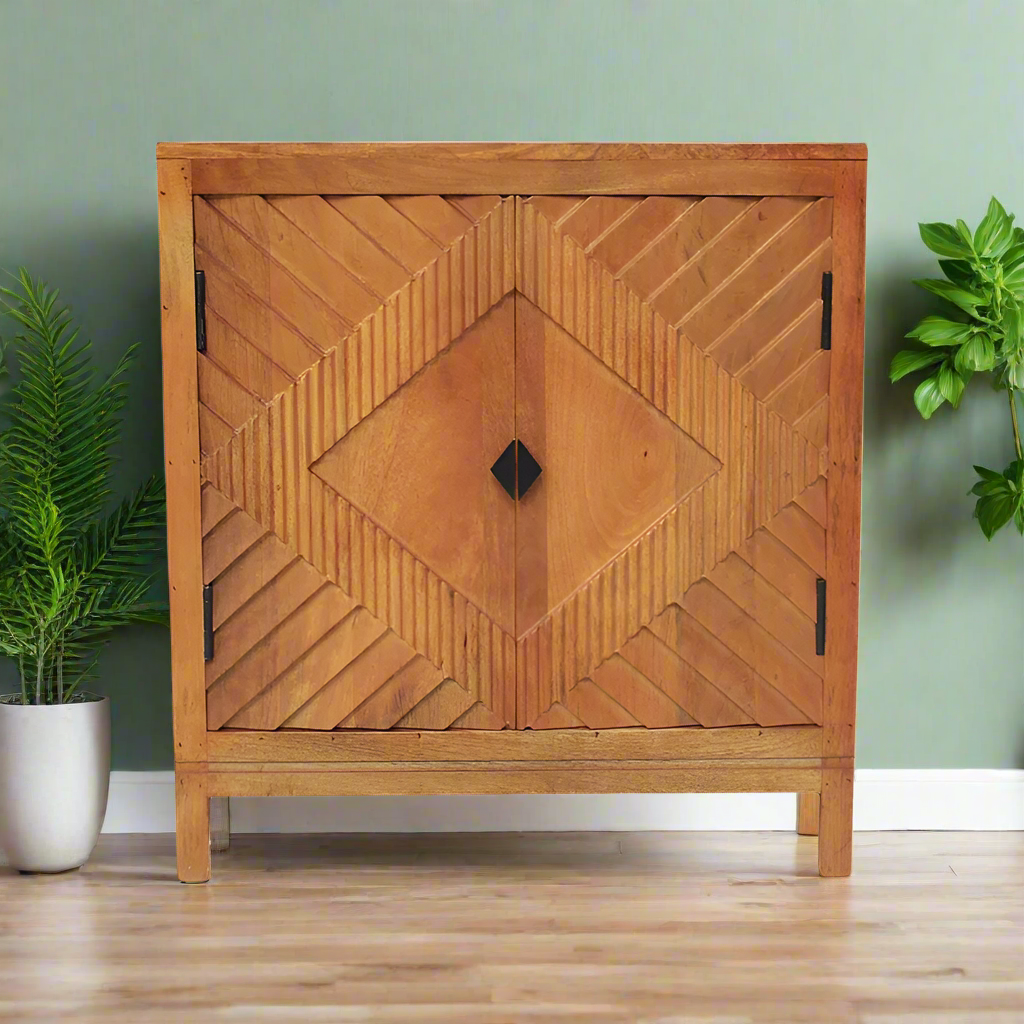 Ancient Mariner Ellie Carved Mango Wood Sideboard HI029