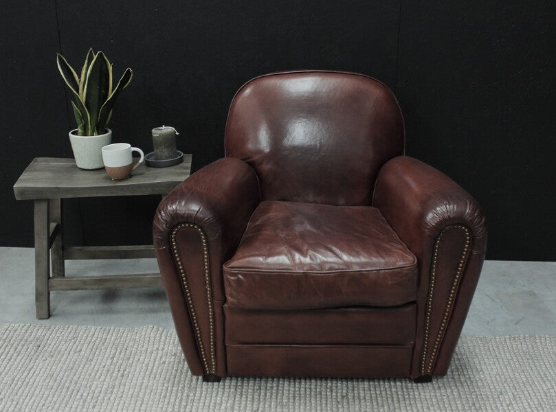 The Beaumont Vintage Leather Armchair - TK917-1D