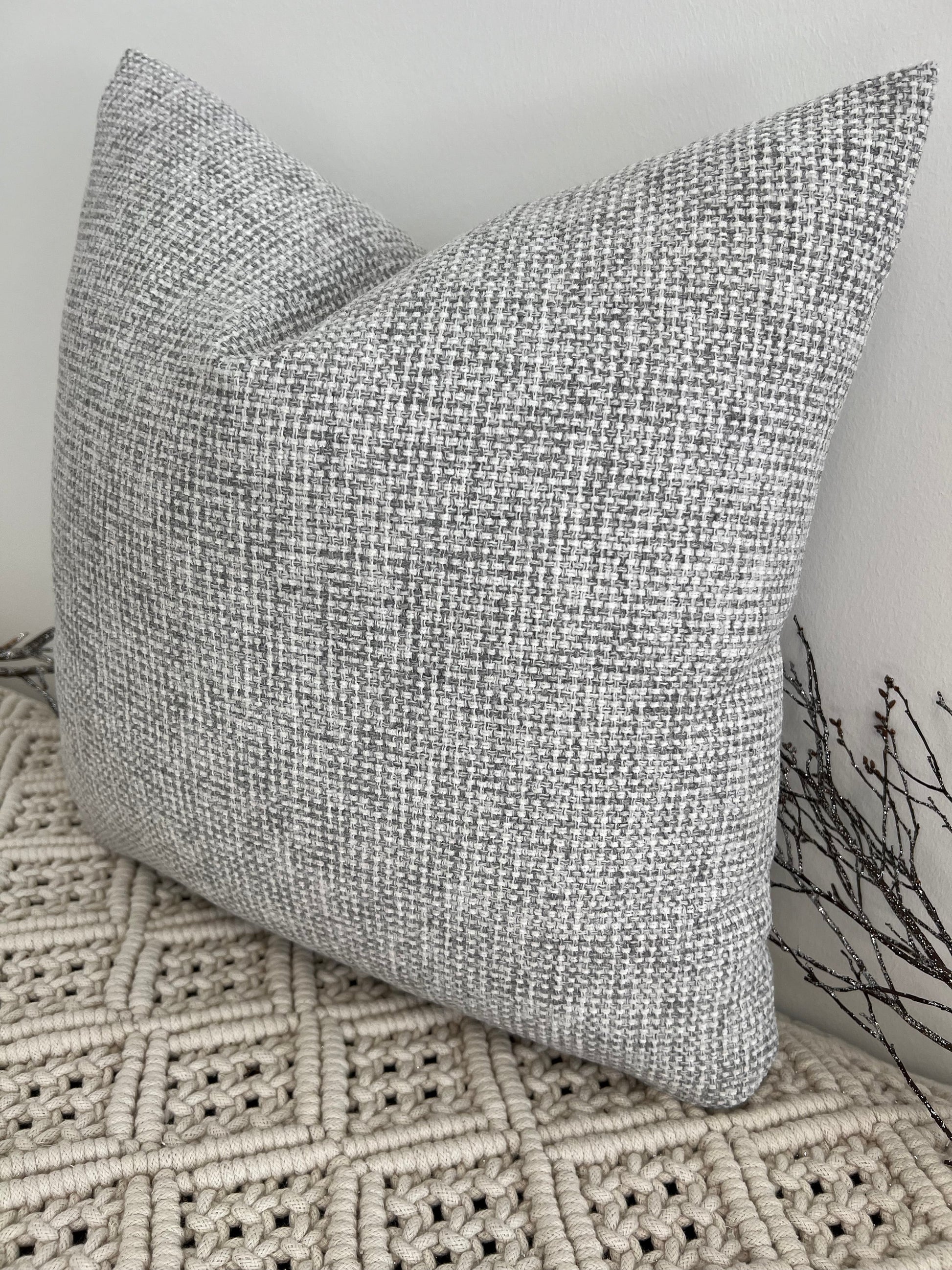 The Couture Cushion - The Grey Castana - Style No. 173 - White Bear Furnishings