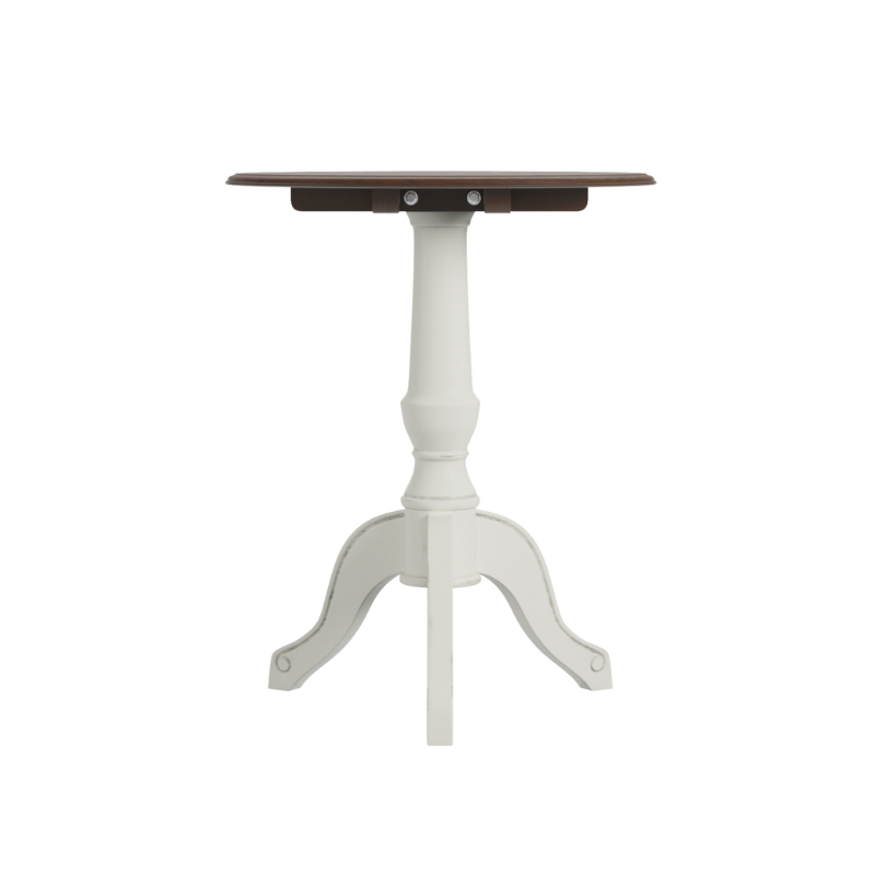 Laura Ashley Montpellier Side Table in Walnut & Ivory