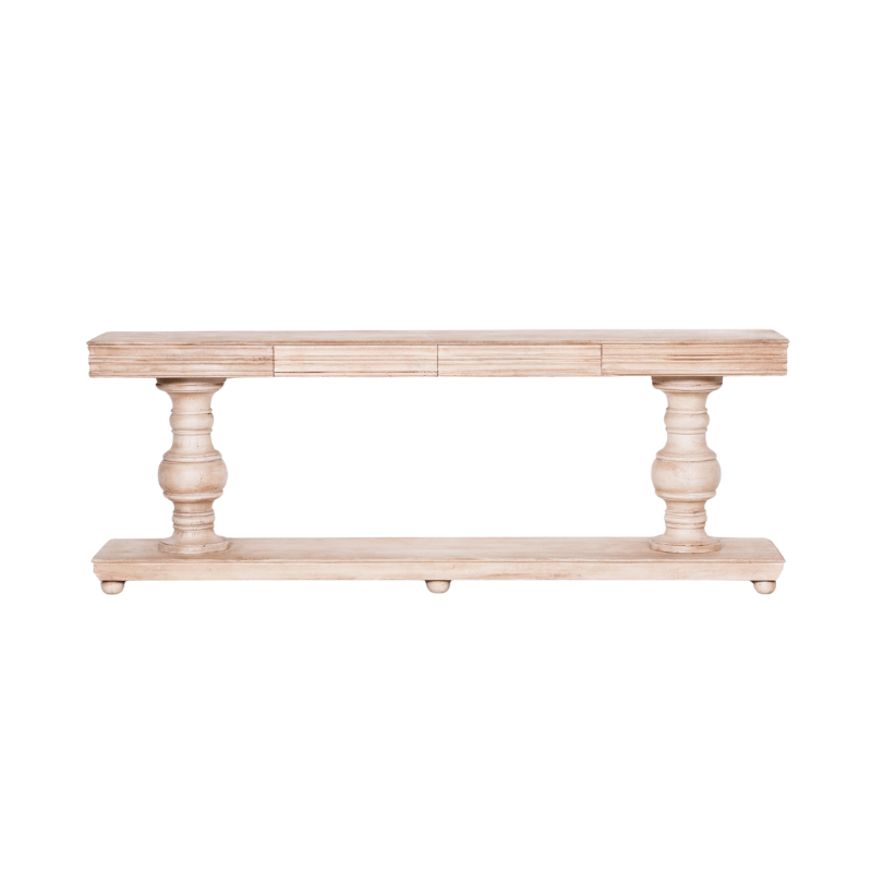 Maison Reproductions Wooden Console Table with Drawers - KFA152