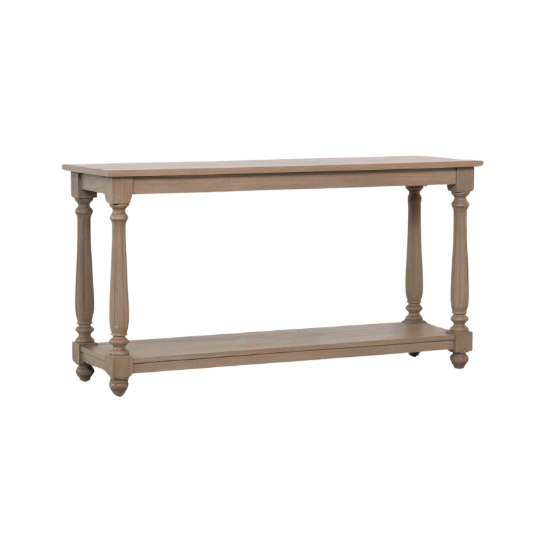 Maison Reproductions Rustic Wooden Farmhouse Console Table