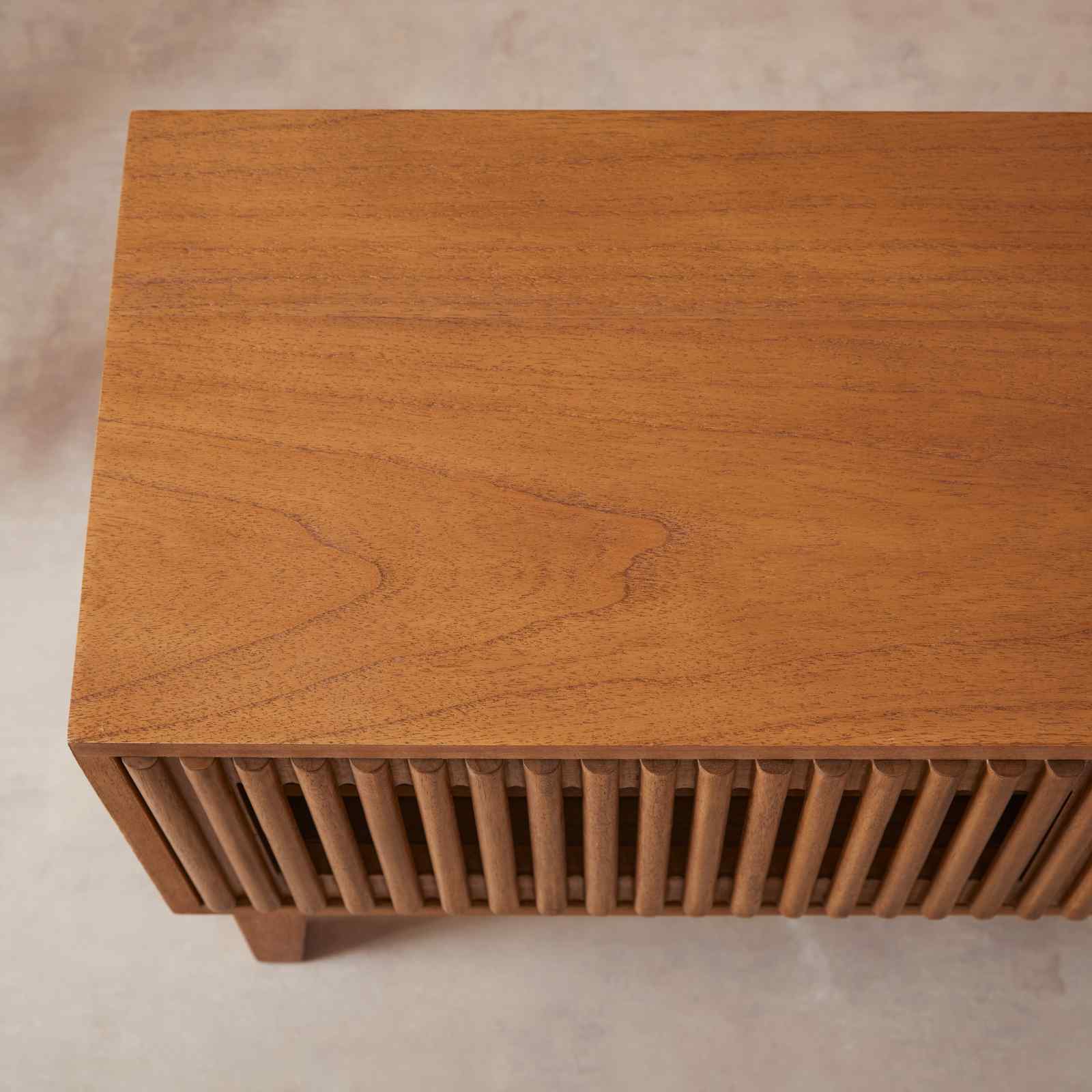 Fishe & Lilly Melia Media Unit with Sliding Doors - White Bear Furnishings