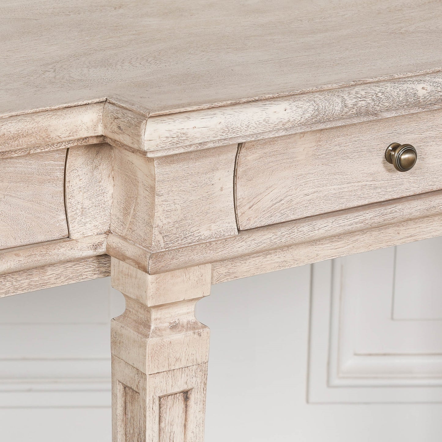 Maison Reproductions Acacia 4 Drawer Breakfront Console Table - AFC104