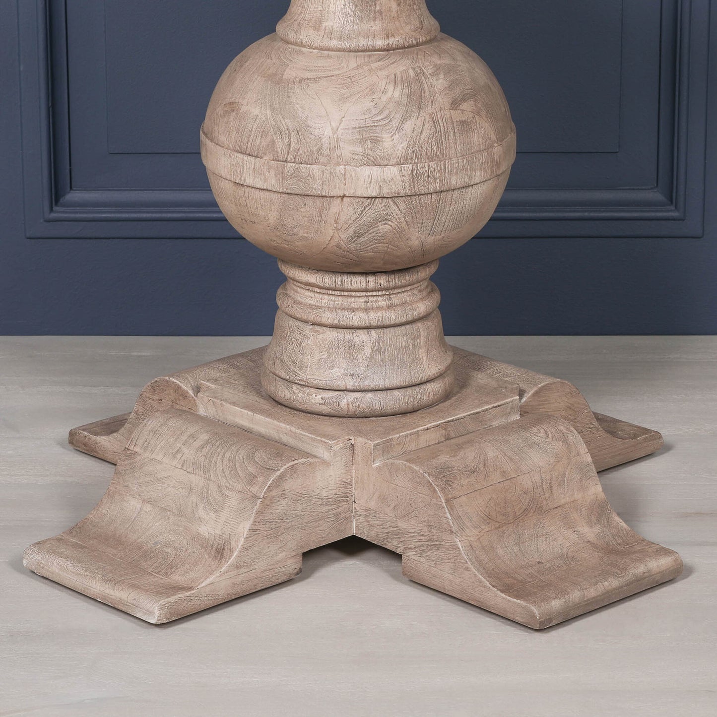Handcrafted Rustic Acacia Round Ball Dining Table - AFC715