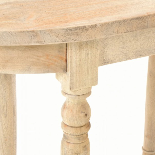 Ancient Mariner Vintage Style Demilune Small Console Table VIN125S