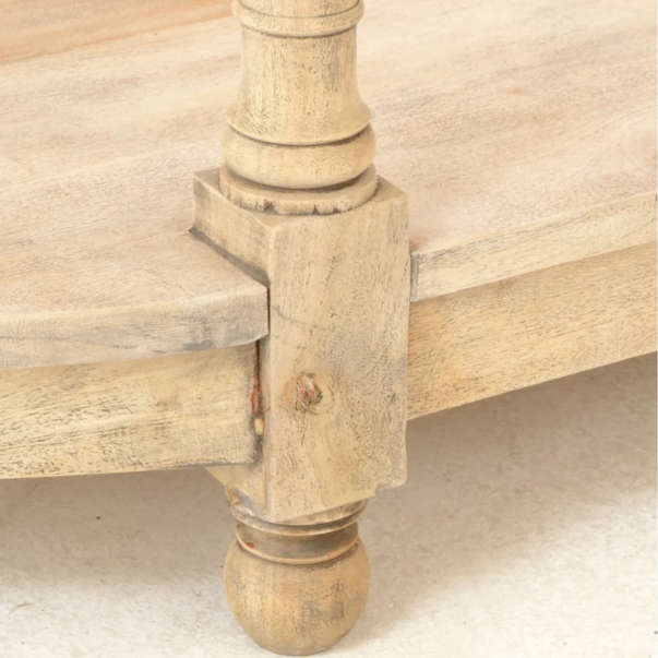 Ancient Mariner Vintage Style Demilune Small Console Table VIN125S