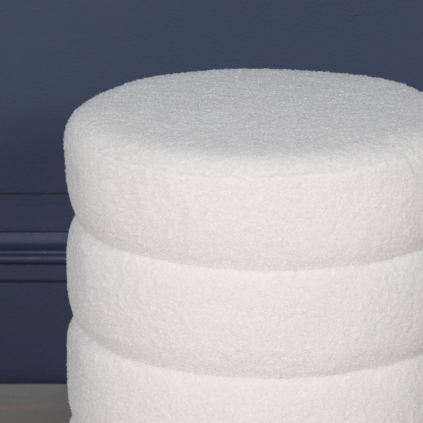 Boucle Beehive Round Stool - AV375
