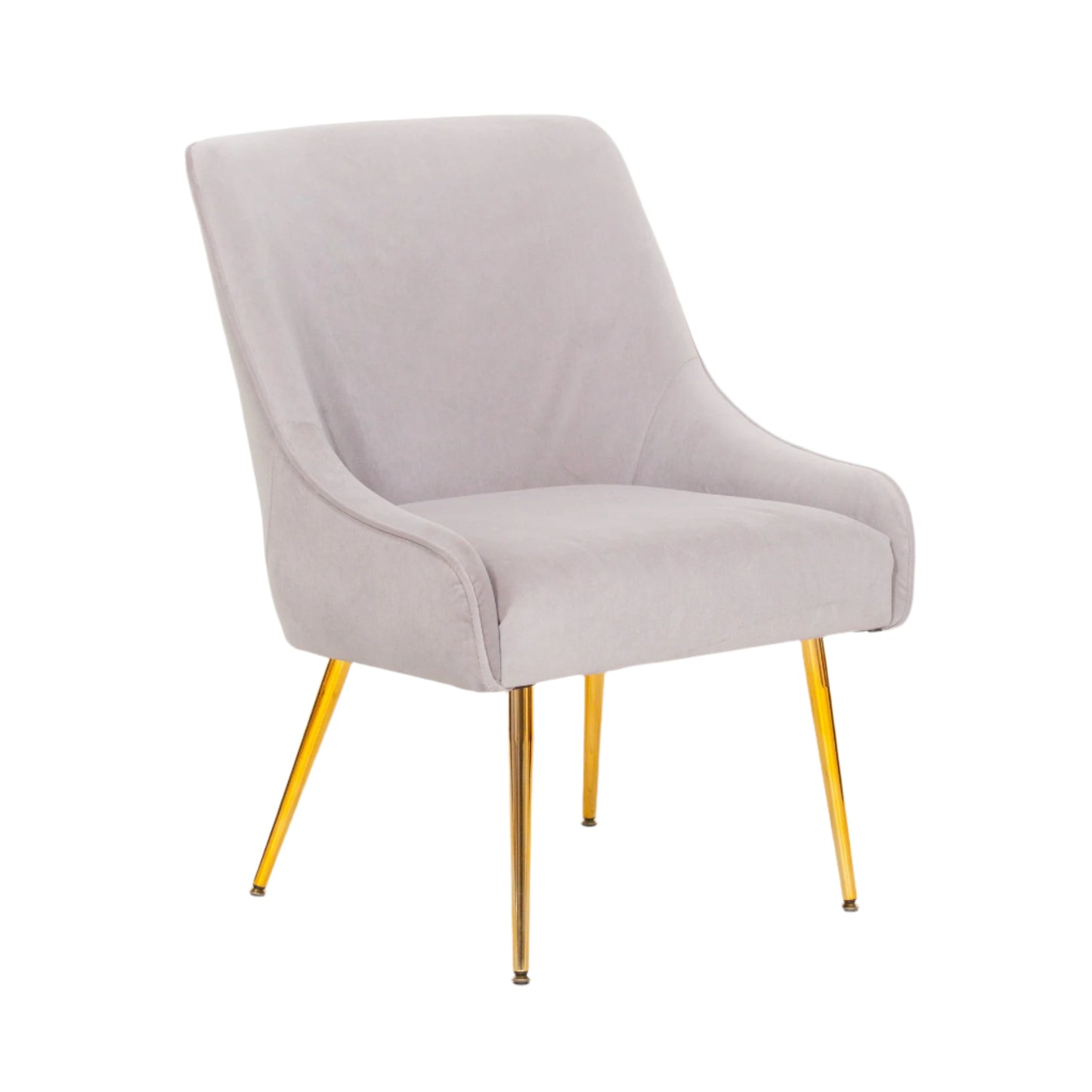 Maison Reproductions Grey Velvet Chair - AV551
