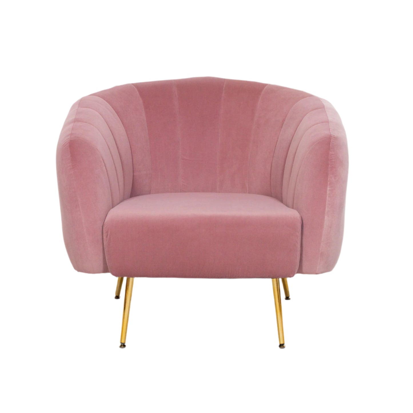 Pink Velvet Armchair Accent Chair - AV700