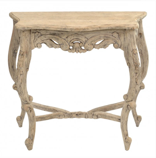 Ancient Mariner Carved Ornate Console Table 120cm