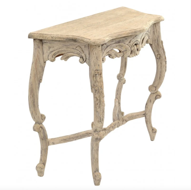 Ancient Mariner Carved Ornate Console Table 120cm