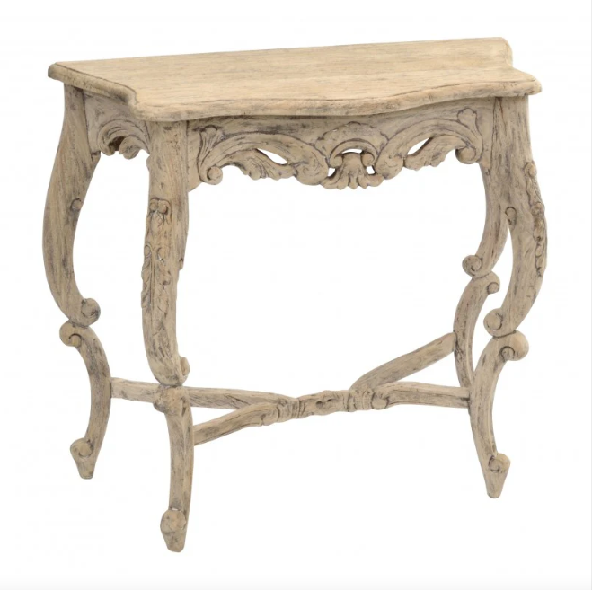 Ancient Mariner Carved Ornate Console Table 120cm
